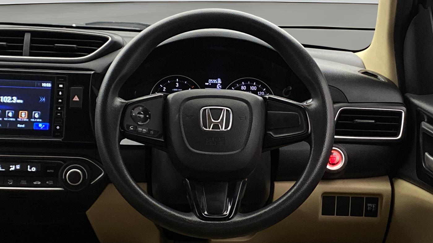 2021 Honda Amaze 1.5L I-DTEC VX CVT, Diesel, Automatic, 59,531 km, Steering Wheel Close Up
