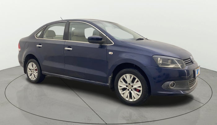2015 Volkswagen Vento HIGHLINE PLUS 1.2 AT 16 ALLOY, Petrol, Automatic, 76,519 km, Right Front Diagonal