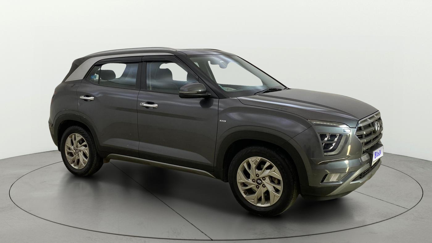 2020 Hyundai Creta SX IVT 1.5 PETROL, Petrol, Automatic, 44,940 km, Right Front Diagonal