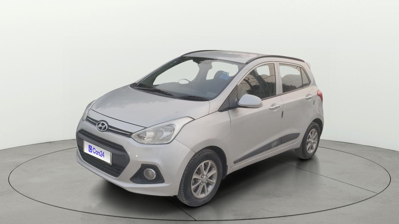 2016 Hyundai Grand i10 ASTA (O) AT 1.2 KAPPA VTVT, Petrol, Automatic, 55,073 km, Left Front Diagonal
