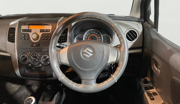 2012 Maruti Wagon R 1.0 VXI, Petrol, Manual, 30,027 km, Steering Wheel Close Up