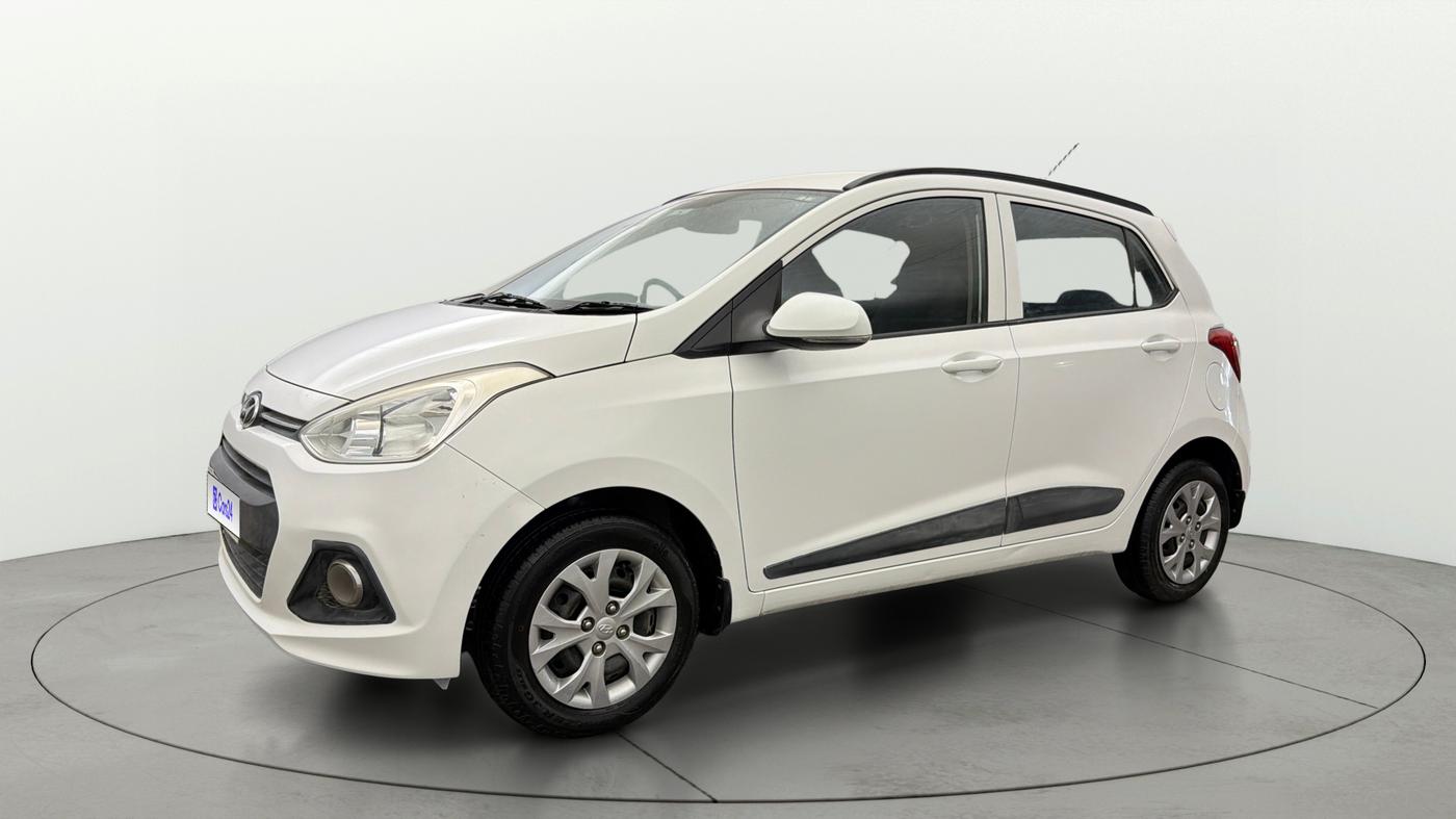 2016 Hyundai Grand i10 SPORTZ 1.2 KAPPA VTVT, Petrol, Manual, 18,094 km, Left Front Diagonal