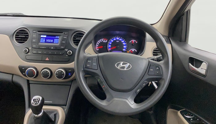 2015 Hyundai Xcent S 1.2, CNG, Manual, 69,310 km, Steering Wheel Close Up