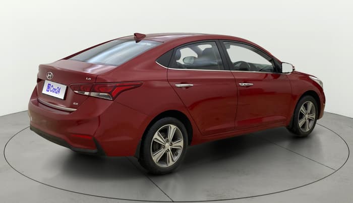 2019 Hyundai Verna 1.6 VTVT SX (O) AT, Petrol, Automatic, 26,169 km, Right Back Diagonal