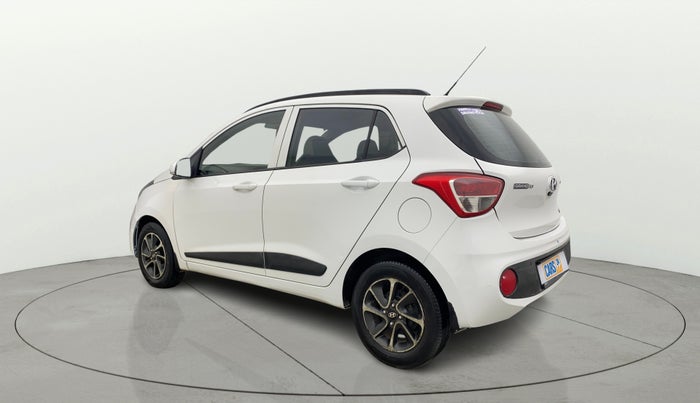 2017 Hyundai Grand i10 SPORTZ (O) AT 1.2 KAPPA VTVT, Petrol, Automatic, 39,814 km, Left Back Diagonal