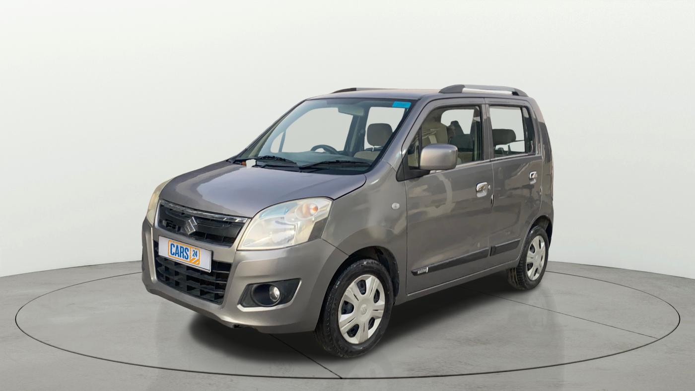 2018 Maruti Wagon R 1.0 VXI AMT, Petrol, Automatic, 48,105 km, Left Front Diagonal