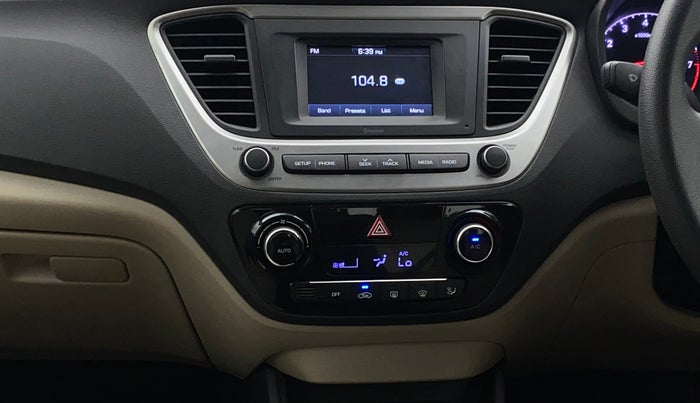 2019 Hyundai Verna 1.4 EX PETROL, Petrol, Manual, 66,837 km, Air Conditioner