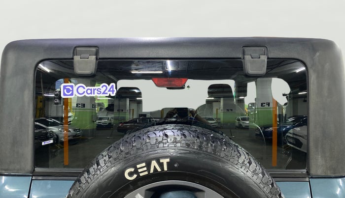 2022 Mahindra Thar LX HT PETROL 4WD MT, Petrol, Manual, 52,058 km, Rear Windshield