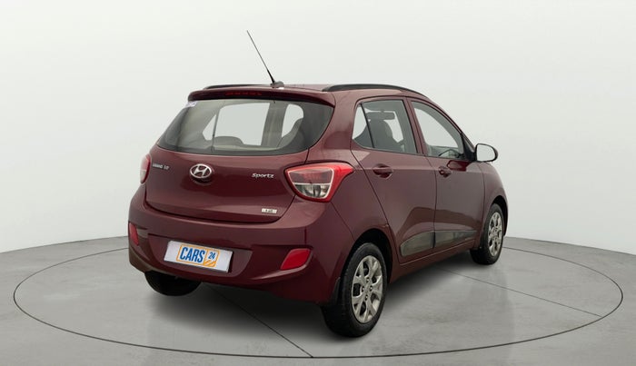 2016 Hyundai Grand i10 SPORTZ 1.2 KAPPA VTVT, Petrol, Manual, 24,027 km, Right Back Diagonal