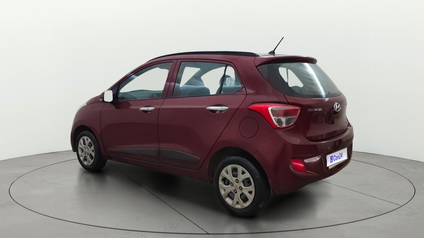 2014 Hyundai Grand i10 SPORTZ AT 1.2 KAPPA VTVT, Petrol, Automatic, 98,336 km, Left Back Diagonal