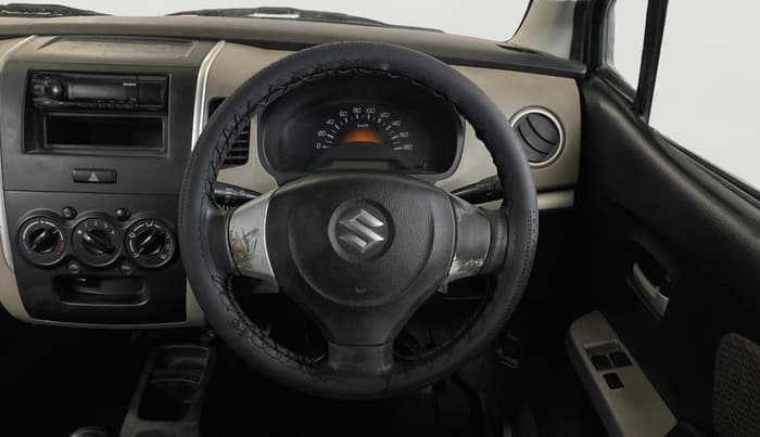 2015 Maruti Wagon R 1.0 LXI CNG, CNG, Manual, 1,22,030 km, Steering Wheel Close Up