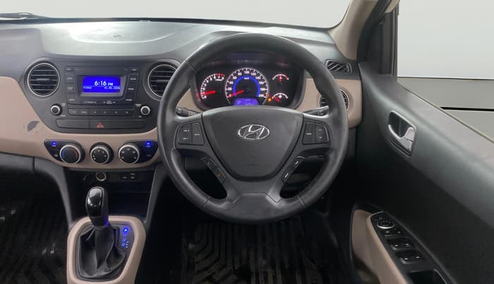 2016 Hyundai Grand i10 ASTA AT 1.2 KAPPA VTVT, Petrol, Automatic, 73,929 km, Steering Wheel Close Up