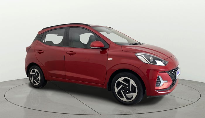 2023 Hyundai GRAND I10 NIOS SPORTZ AMT 1.2 KAPPA VTVT, Petrol, Automatic, 50,935 km, Right Front Diagonal