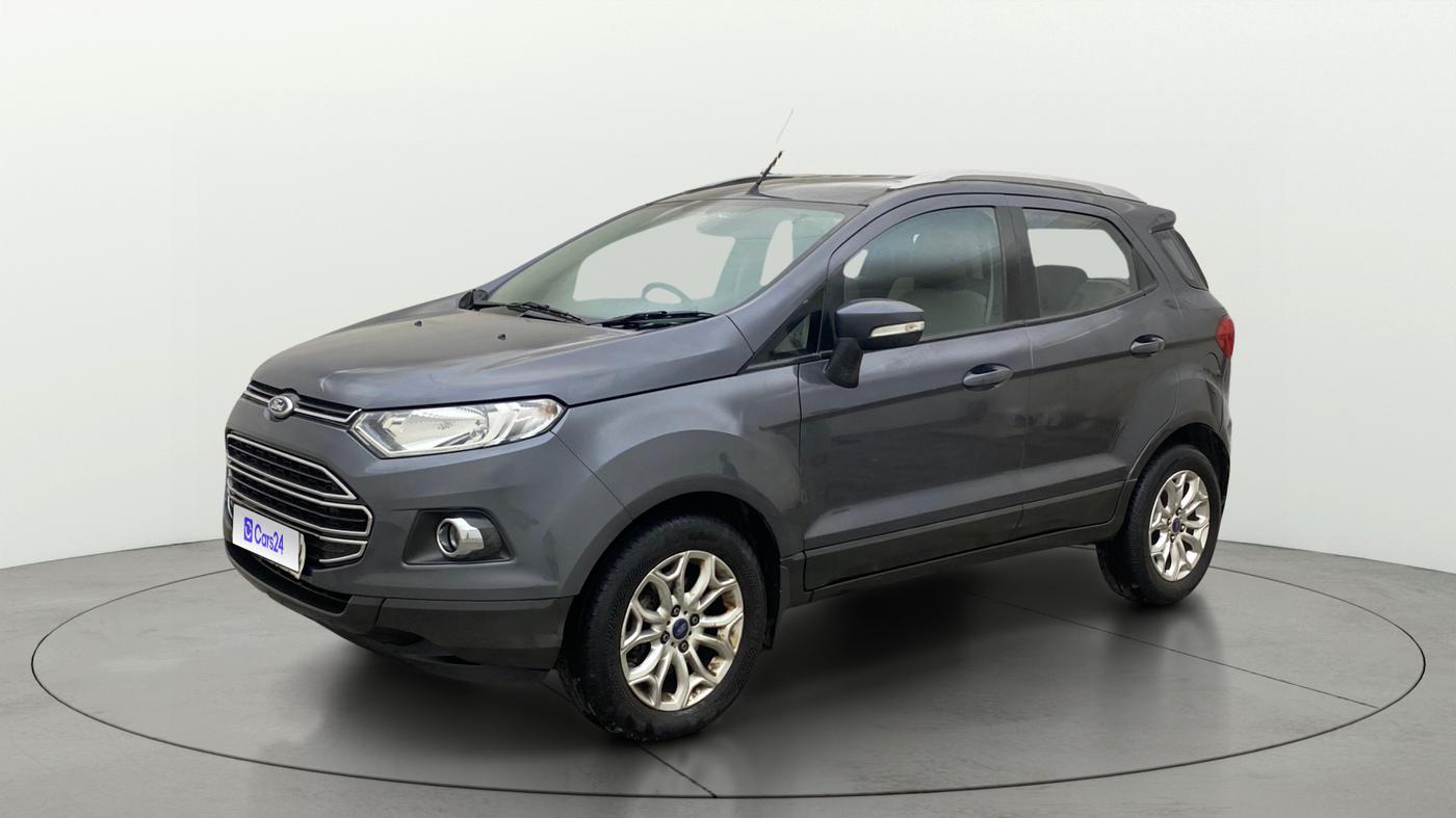 2015 Ford Ecosport TITANIUM 1.5L PETROL AT, Petrol, Automatic, 1,04,391 km, Left Front Diagonal