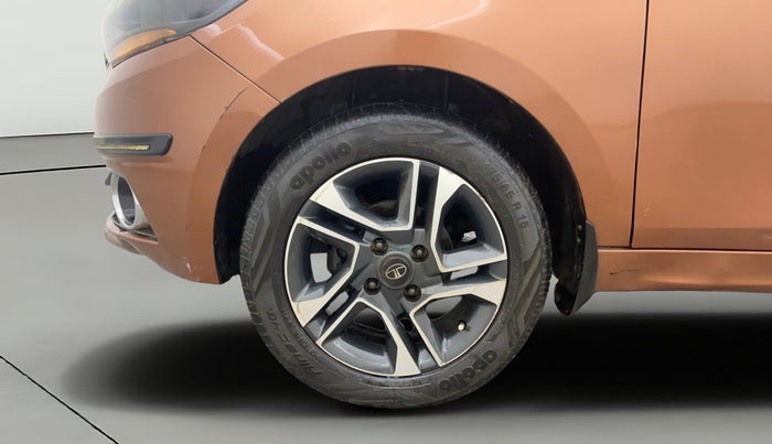 2017 Tata TIGOR XZ PETROL, Petrol, Manual, 52,697 km, Left Front Wheel