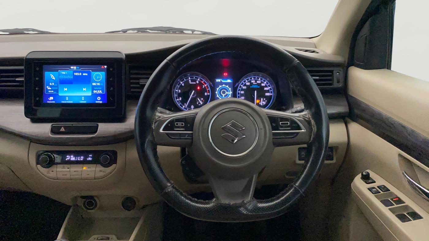 2022 Maruti Ertiga ZXI+ SHVS, Petrol, Manual, 94,230 km, Steering Wheel Close Up