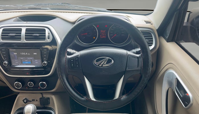 2017 Mahindra TUV300 T10, Diesel, Manual, 1,16,846 km, Steering Wheel Close Up