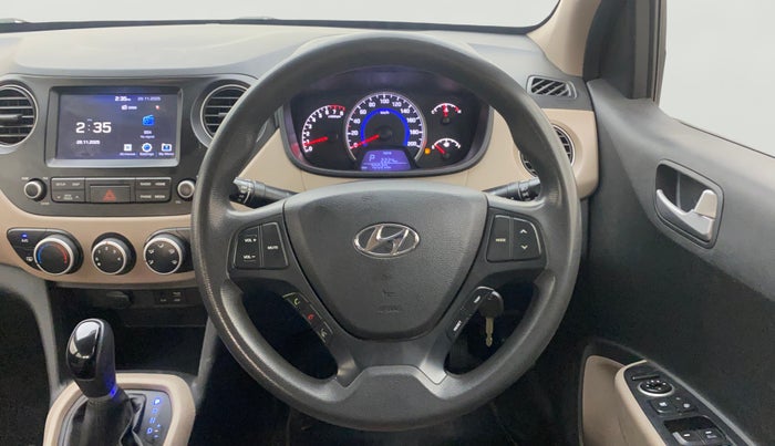 2018 Hyundai Grand i10 SPORTZ AT 1.2 KAPPA VTVT, Petrol, Automatic, 69,982 km, Steering Wheel Close Up