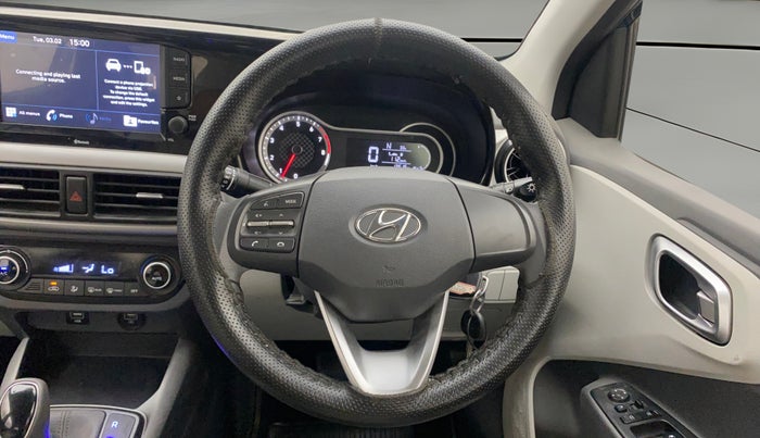 2020 Hyundai GRAND I10 NIOS SPORTZ AMT 1.2 KAPPA VTVT, Petrol, Automatic, 12,551 km, Steering Wheel Close Up