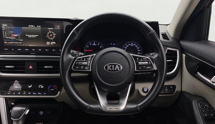 2020 KIA SELTOS HTX IVT 1.5 PETROL, Petrol, Automatic, 76,401 km, Steering Wheel Close Up
