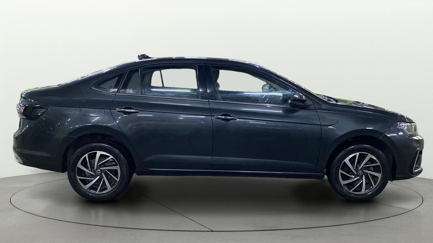 2024 Volkswagen VIRTUS TOPLINE TSI 1.0 AT, Petrol, Automatic, 53,700 km, Right Side View