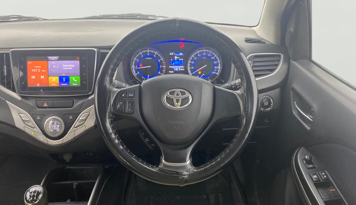 2020 Toyota Glanza G, Petrol, Manual, 70,192 km, Steering Wheel Close Up