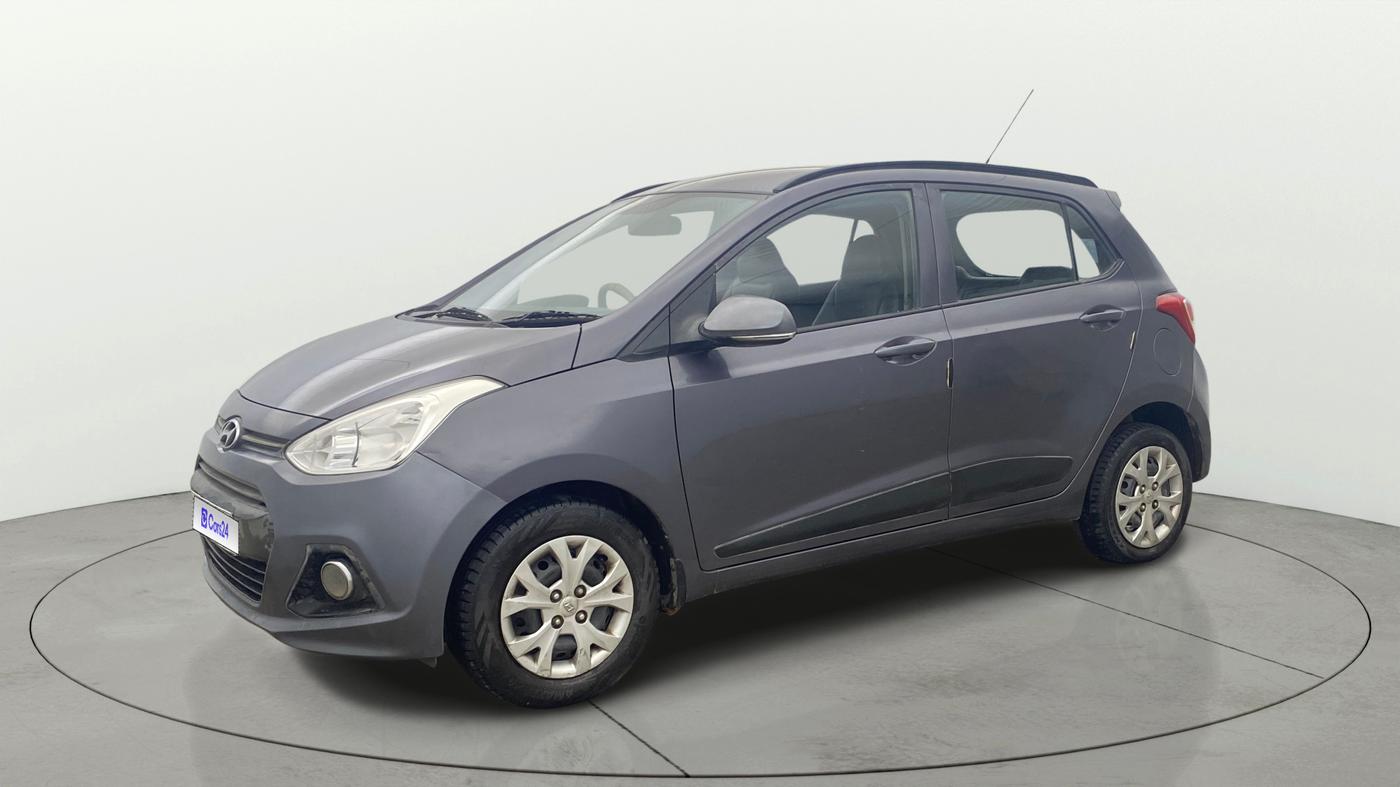 2016 Hyundai Grand i10 SPORTZ 1.2 KAPPA VTVT, Petrol, Manual, 52,201 km, Left Front Diagonal
