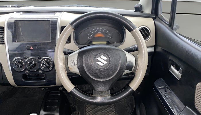 2014 Maruti Wagon R 1.0 LXI, Petrol, Manual, 73,950 km, Steering Wheel Close Up