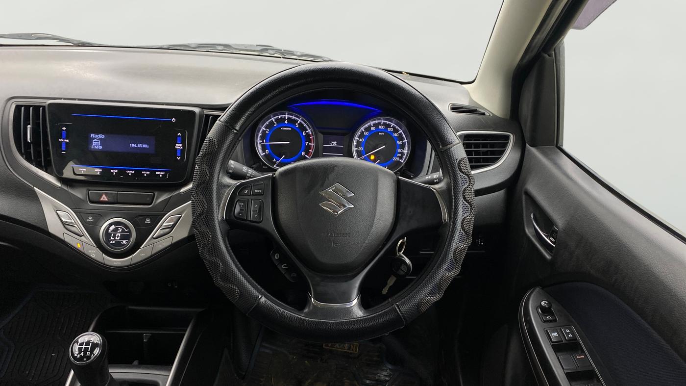 2019 Maruti Baleno DELTA PETROL 1.2, Petrol, Manual, 56,520 km, Steering Wheel Close Up
