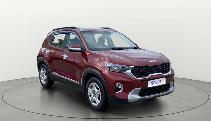2023 KIA SONET HTX PLUS 1.0 IMT, Petrol, Manual, 17,702 km, Right Front Diagonal