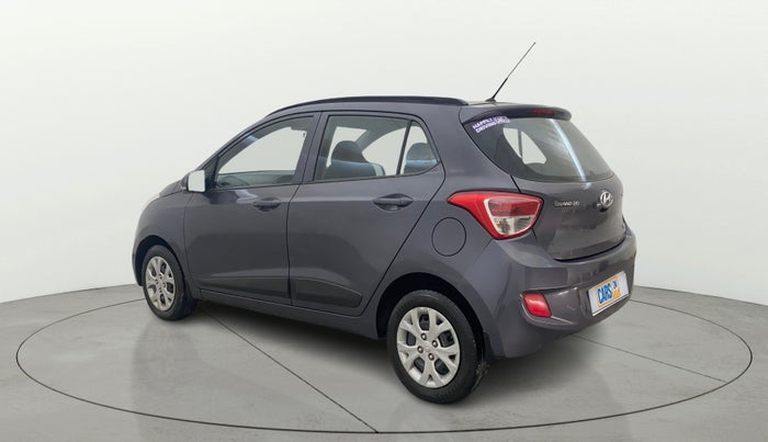 2015 Hyundai Grand i10 SPORTZ 1.2 KAPPA VTVT, Petrol, Manual, 45,848 km, Left Back Diagonal