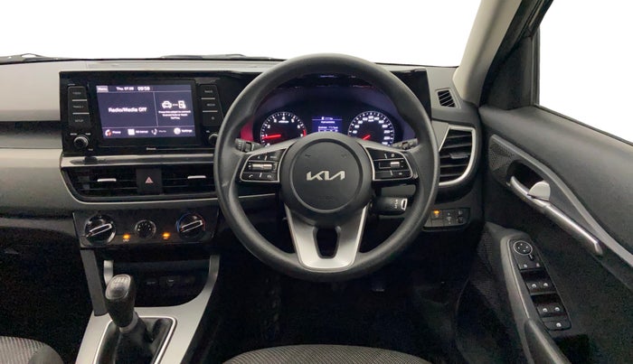 2023 KIA SELTOS  HTK 1.5 PETROL MT, Petrol, Manual, 14,966 km, Steering Wheel Close Up