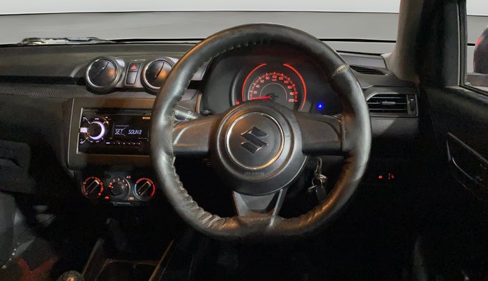 2018 Maruti Swift LXI, Petrol, Manual, 45,094 km, Steering Wheel Close Up