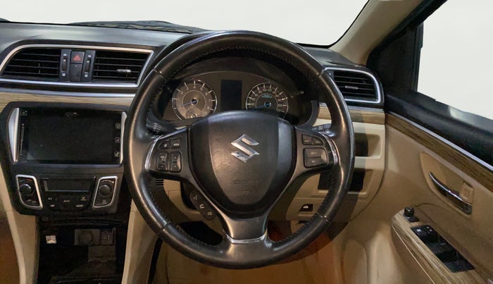 2018 Maruti Ciaz ALPHA 1.5 SHVS PETROL, Petrol, Manual, 82,378 km, Steering Wheel Close Up