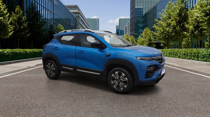 2021 Renault Kiger RXZ TURBO CVT, Petrol, Automatic, 73,882 km, Right Front Diagonal