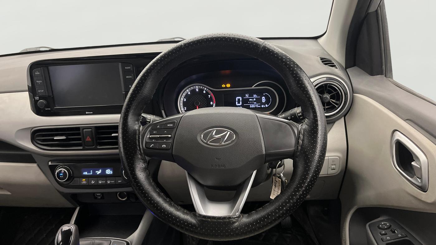 2020 Hyundai GRAND I10 NIOS SPORTZ AMT 1.2 KAPPA VTVT, Petrol, Automatic, 68,596 km, Steering Wheel Close Up