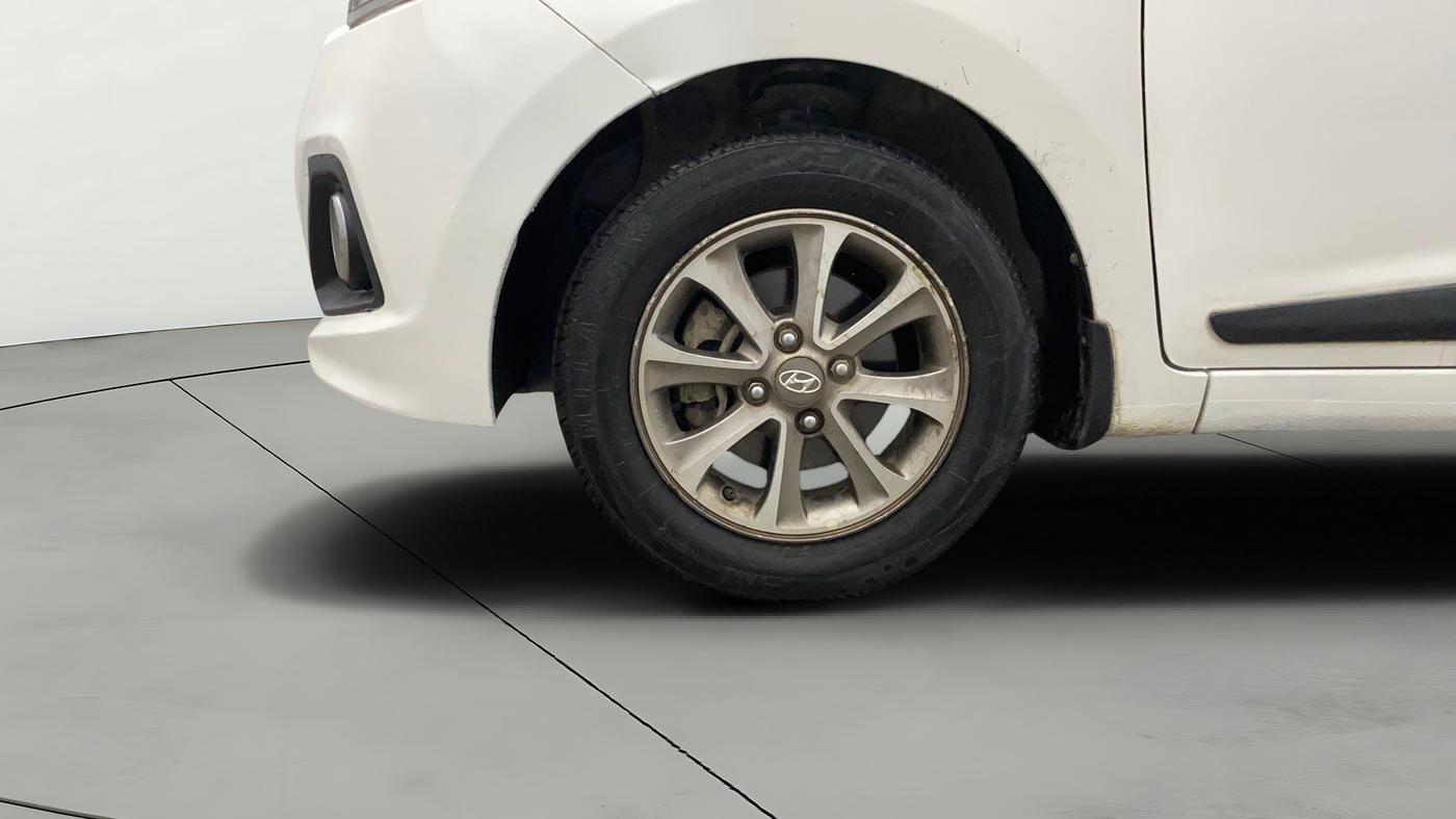2016 Hyundai Grand i10 ASTA (O) 1.2 KAPPA VTVT, Petrol, Manual, 42,667 km, Left Front Wheel