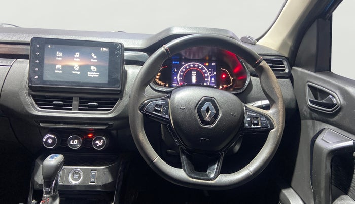 2022 Renault Kiger RXZ AMT DUAL TONE, Petrol, Automatic, 44,362 km, Steering Wheel Close Up