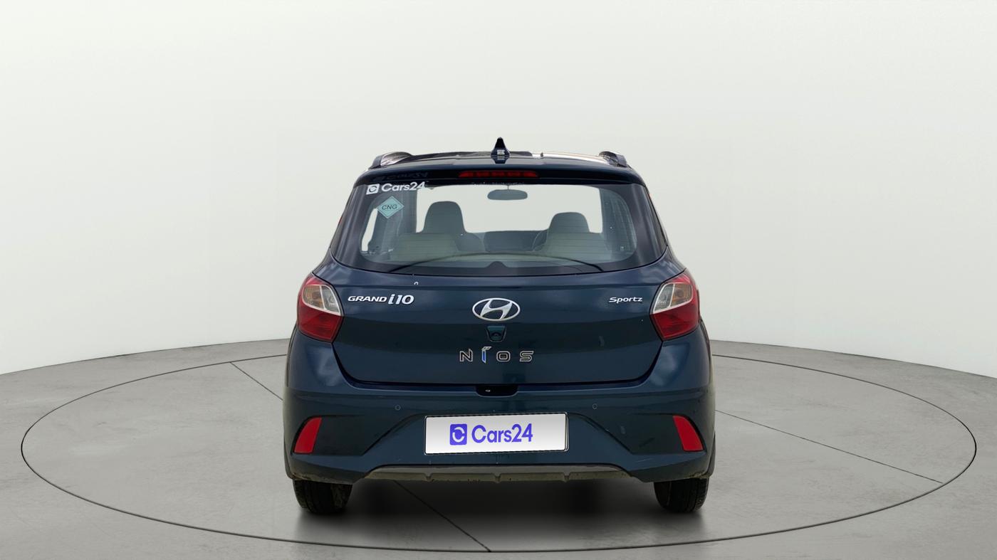 2021 Hyundai GRAND I10 NIOS SPORTZ 1.2 KAPPA VTVT CNG, CNG, Manual, 52,924 km, Back/Rear