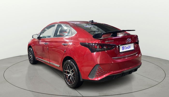 2020 Hyundai Verna SX (O) 1.0 TURBO DCT, Petrol, Automatic, 37,378 km, Left Back Diagonal