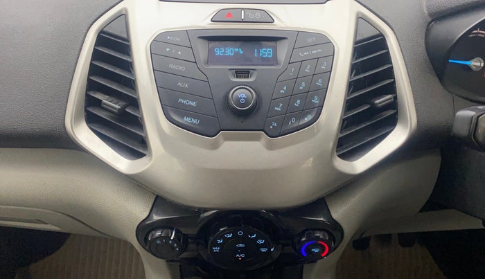 2013 Ford Ecosport TREND 1.5L DIESEL, Diesel, Manual, 1,36,475 km, Air Conditioner