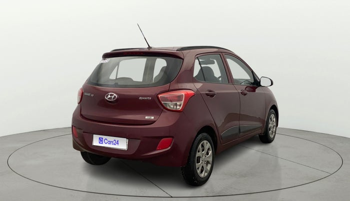 2015 Hyundai Grand i10 SPORTZ 1.2 KAPPA VTVT, Petrol, Manual, 81,282 km, Right Back Diagonal