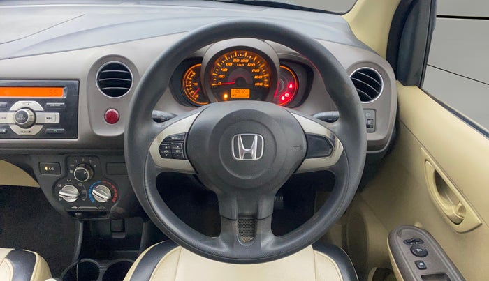 2013 Honda Amaze 1.2L I-VTEC S, Petrol, Manual, 1,10,612 km, Steering Wheel Close Up