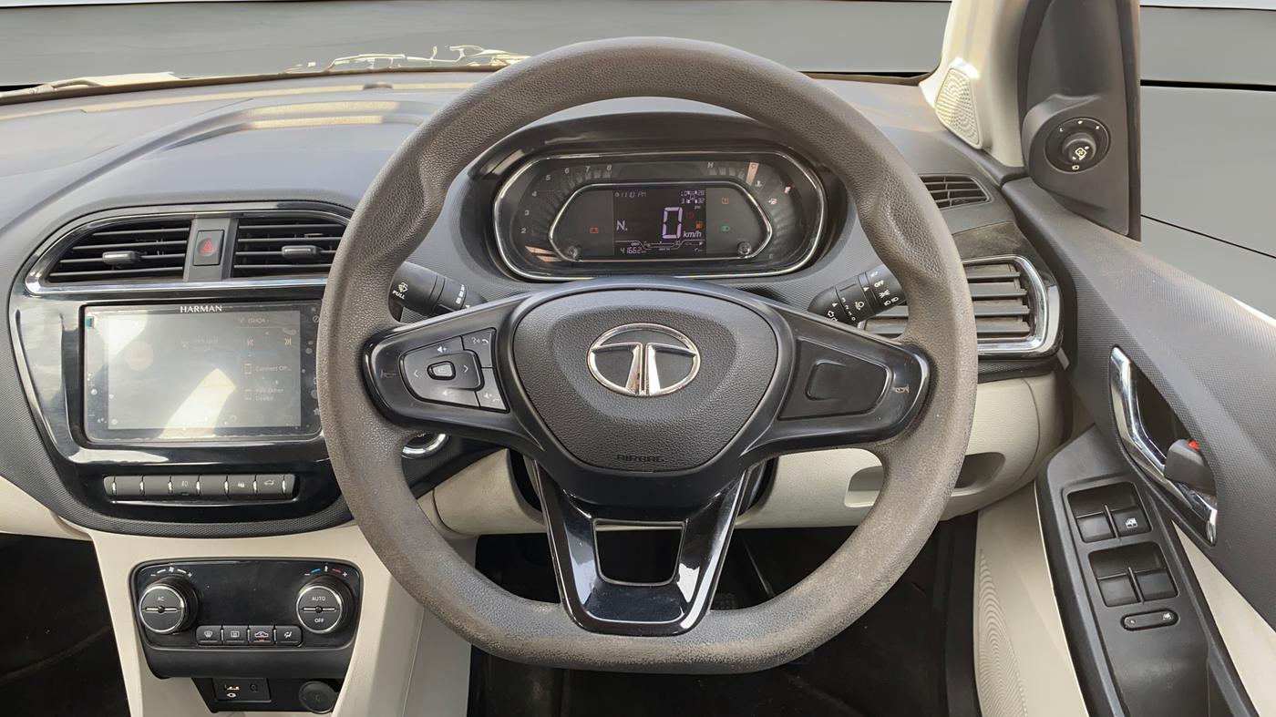 2023 Tata TIGOR XZA PLUS PETROL, Petrol, Automatic, 41,627 km, Steering Wheel Close Up
