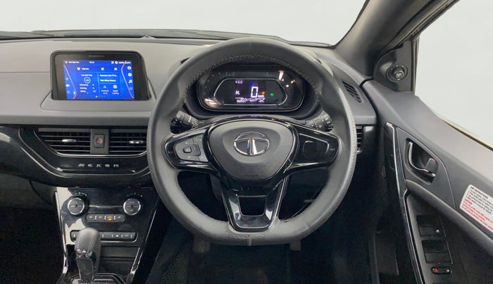 2021 Tata NEXON XZA PLUS PETROL DARK EDITION, Petrol, Automatic, 56,222 km, Steering Wheel Close Up