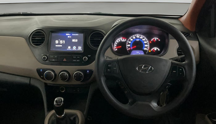 2017 Hyundai Grand i10 SPORTZ (O) 1.2 KAPPA VTVT, Petrol, Manual, 99,348 km, Steering Wheel Close Up