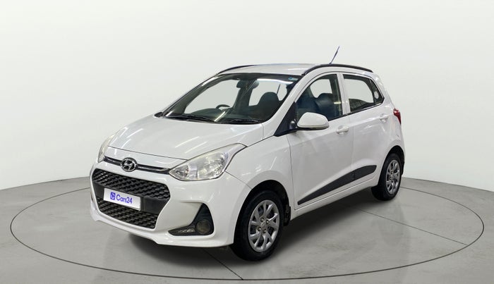 2017 Hyundai Grand i10 SPORTZ 1.2 KAPPA VTVT, Petrol, Manual, 59,686 km, Left Front Diagonal