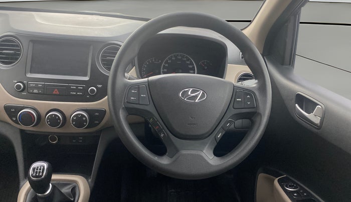 2018 Hyundai Grand i10 SPORTZ 1.2 KAPPA VTVT, Petrol, Manual, 63,997 km, Steering Wheel Close Up