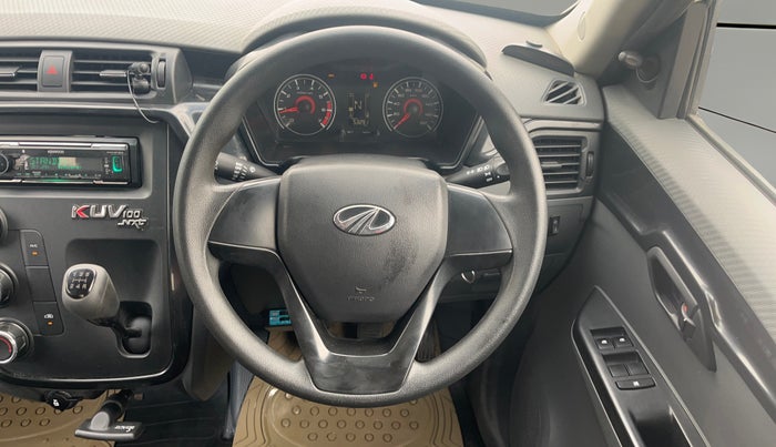 2018 Mahindra KUV 100 NXT K4+ P 6 STR, Petrol, Manual, 53,274 km, Steering Wheel Close Up