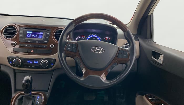 2015 Hyundai Xcent SX AT 1.2 (O), Petrol, Automatic, 8,777 km, Steering Wheel Close Up